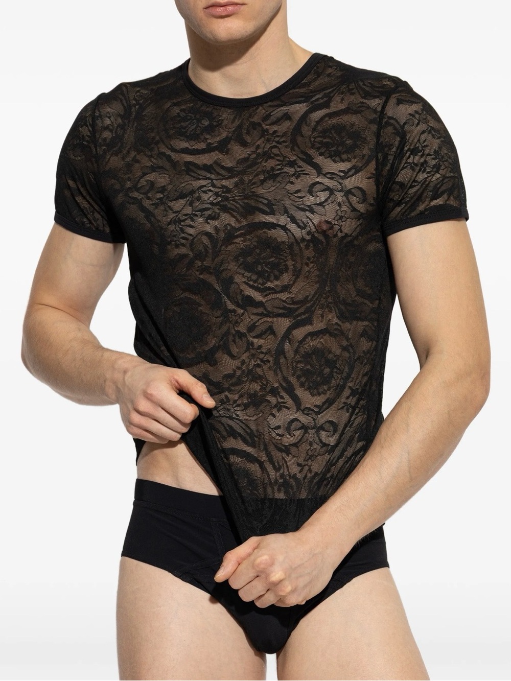 Versace Barocco Transparent T-Shirt Size 5 (Runs Small). Brand New. Sold Out ….. - Picture 4 of 8